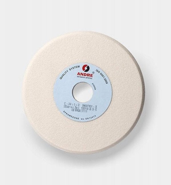 ANDRE PROFILED GRINDING WHEEL 200mm x 8mm x 32mm 99A60K7VE01-35 WHITE "TYPE 1C"