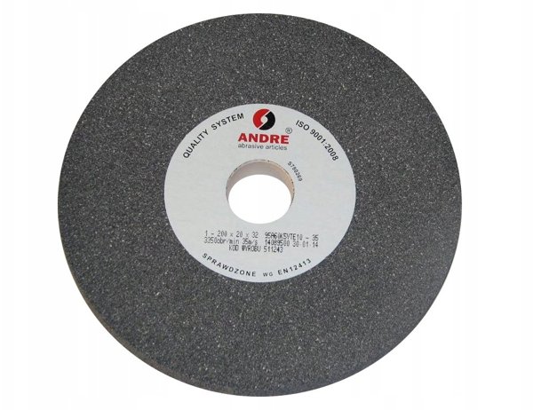 ANDRE SCIERNICA PLASKA 200mm x 20mm x 32mm 95A60K5VTE10-35 SZARA TYP 1