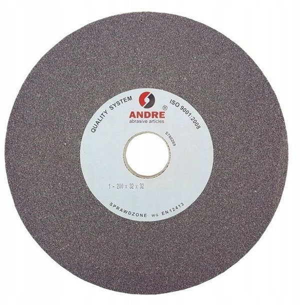 ANDRE SCIERNICA PLASKA 200mm x 20mm x 32mm 95A60K5VTE10-35 SZARA TYP 1