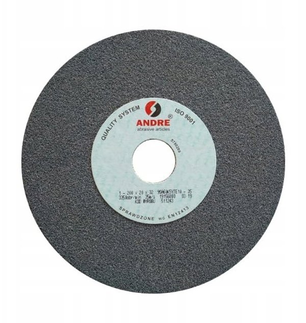 ANDRE SCIERNICA PLASKA 200mm x 20mm x 32mm 95A60K5VTE10-35 SZARA TYP 1