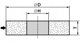 ANDRE SCIERNICA PLASKA 200mm x 20mm x 32mm 95A60K5VTE10-35 SZARA TYP 1
