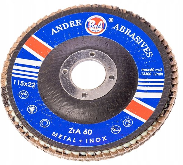 ANDRE Sciernica listkowa 125mm P40 ECO LINE wersja II