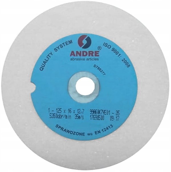 Andre Sciernica plaska 125mm x 16mm x 12,7mm biala typ 1