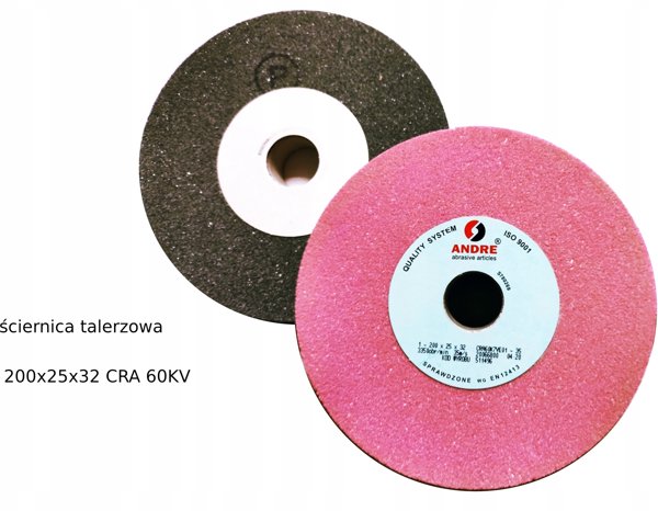 ANDRE Λειαντικό Πλακέ 200mm x 25mm x 32mm CRA60K7VE01-35 Ροζ "Τύπος 1"