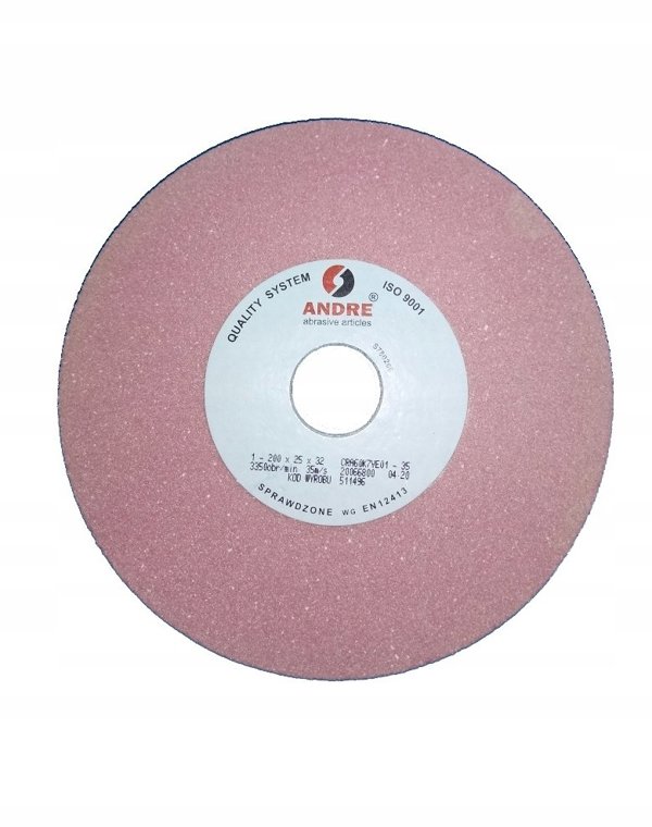 ANDRE Λειαντικό Πλακέ 200mm x 25mm x 32mm CRA60K7VE01-35 Ροζ "Τύπος 1"