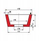 Andre Λειαντικό Γαντζωτό 125x40x20mm 99A46K7VE01-30 Λευκό "Τύπος 11"