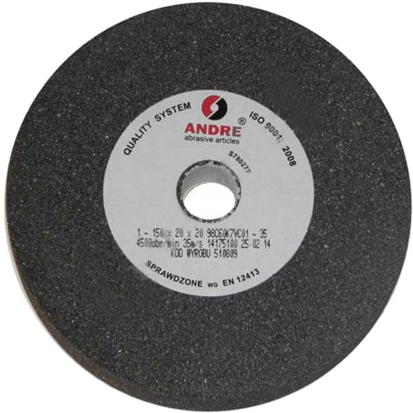 ANDRE Sciernica Plaska 150mm x 20mm x 20mm 98C60K7VC01-35 CZARNA TYP 1