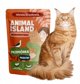 Animal Island Υγρή Τροφή Γάτας με Ορτύκι, Μονοπρωτεϊνική, 100g