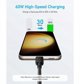 Καλώδιο γρήγορης φόρτισης Anker Anker310 60W 3A καλώδιο USB-C σε USB-C 90cm (2 Τεμάχια)