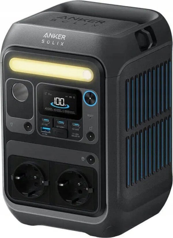 Anker Solix C300X Φορητός Σταθμός Παραγωγής Ενέργειας 288Wh, 1 Θύρα USB-A