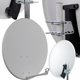 Δορυφορικό Πιάτο Corab ASC-800M-J 80cm, Λευκό, Χαλύβδινο