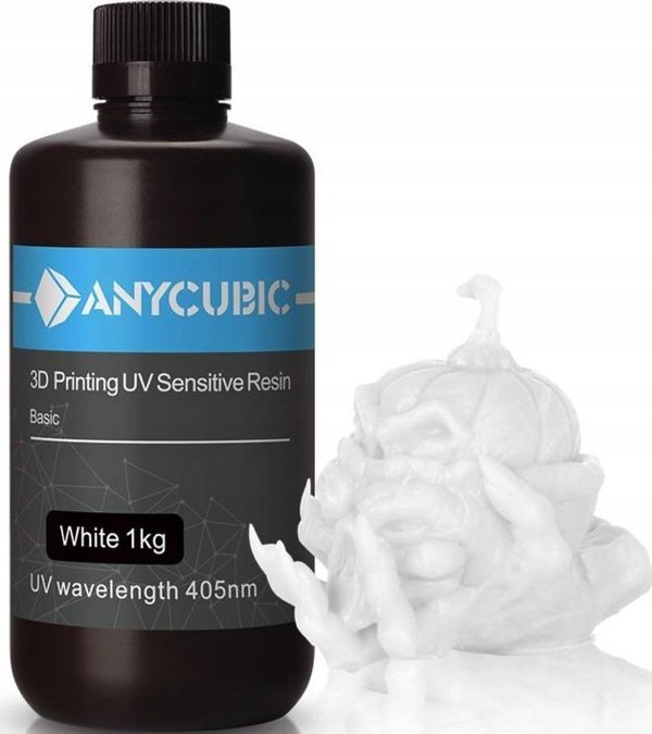 Anycubic Zywica White Biala Bialy 1L 1kg