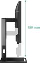 AOC 24P4CV 23.8inch IPS FHD 120Hz 4ms HDMI DP USB C PD96W HUB USB Speakers HAS 150mm