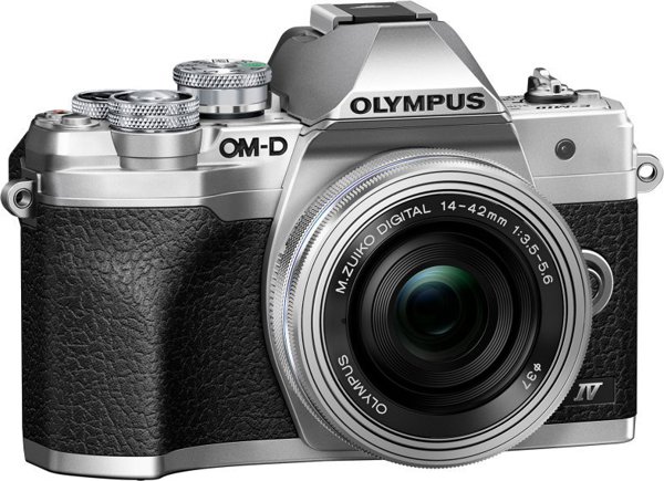 Φωτογραφική μηχανή Olympus OM-D E-M10 Mark IV Ασημί + 14-42 mm f/3.5-5.6 EZ (V207132SE000)