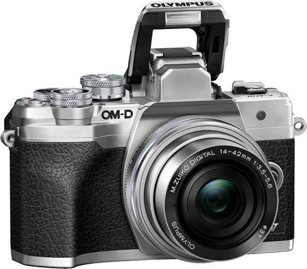 Φωτογραφική μηχανή Olympus OM-D E-M10 Mark IV Ασημί + 14-42 mm f/3.5-5.6 EZ (V207132SE000)