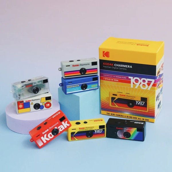 APARAT KODAK CHARMERA Digital Camera Blind Box Keychain mini brelok retro