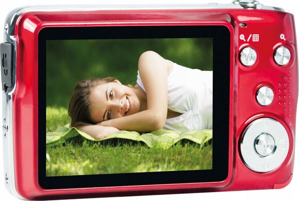 AgfaPhoto DC8200 Ψηφιακή Φωτογραφική Μηχανή 18MP, Full HD 1080p, 8x Zoom, Οθόνη 2.7'', Κόκκινη