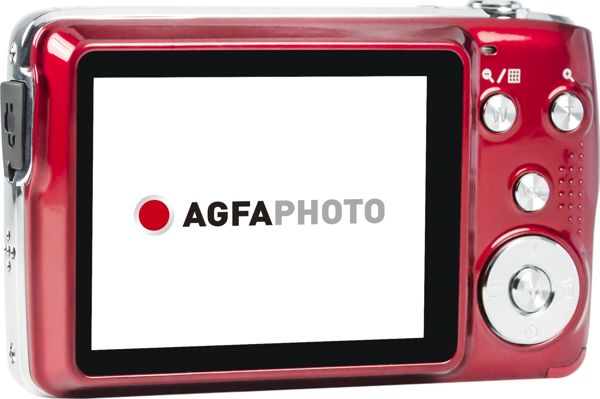 AgfaPhoto DC8200 Ψηφιακή Φωτογραφική Μηχανή 18MP, Full HD 1080p, 8x Zoom, Οθόνη 2.7'', Κόκκινη