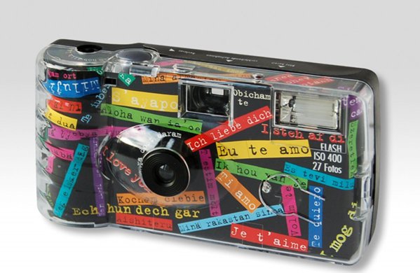 Aparat cyfrowy keine Marke Single use Camera Flash 400 27 I mog di black