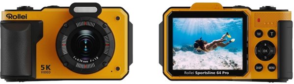 Ψηφιακή Φωτογραφική Μηχανή Rollei 18066, 21MP, 5K Ultra HD, Αθλητική Κάμερα, 179g