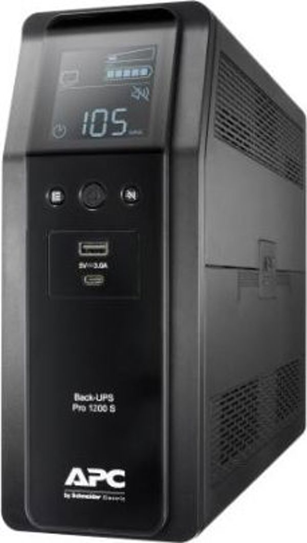 APC BACK UPS PRO BR 1200VA, SINEWAVE,8 OUTLETS, AVR, LCD INTERFACE