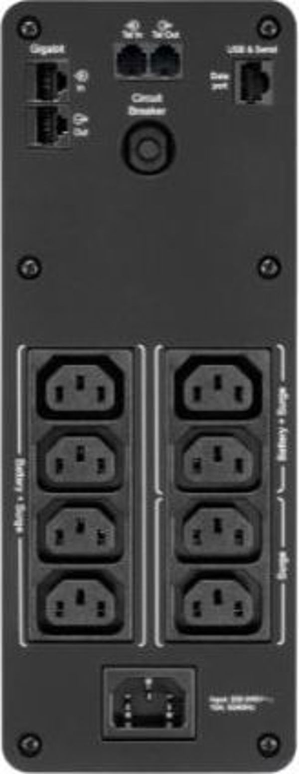 APC BACK UPS PRO BR 1200VA, SINEWAVE,8 OUTLETS, AVR, LCD INTERFACE