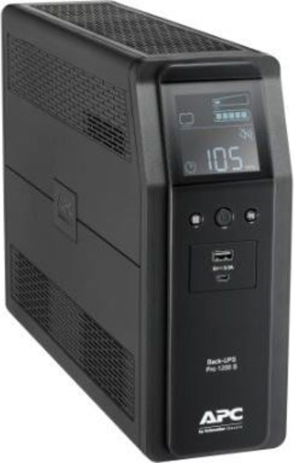 APC BACK UPS PRO BR 1200VA, SINEWAVE,8 OUTLETS, AVR, LCD INTERFACE