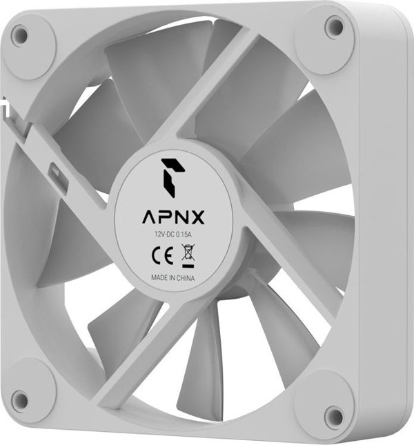 Apnx FP1-Q 120mm PWM ARGB Ανεμιστήρας Κουτιού Υπολογιστή - Λευκό