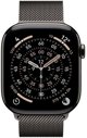 Apple Watch Series 11 GPS + Cellular 46mm Slate Titanium Case | Slate Milanese Loop - M/L