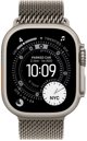 Smartwatch Apple Watch Ultra 3 GPS + Cellular 49mm Natural Titanium Case with Natural Titanium Milanese Loop - Small