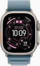 Apple Watch Ultra 3 GPS + Cellular 49mm Natural Titanium Case with Light Blue Alpine Loop - Medium,Model A3281