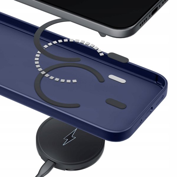 Apple iPhone 17 Pro - 3mk Smoke MagCase Blue