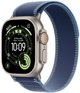 Apple Watch Ultra 3 GPS + Cellular 49mm Natural Titanium Case | Blue Trail Loop - M/L