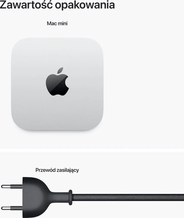 APPLE Mac mini M4 chip 10-core CPU και 10-core GPU, 24GB, 512GB SSD
