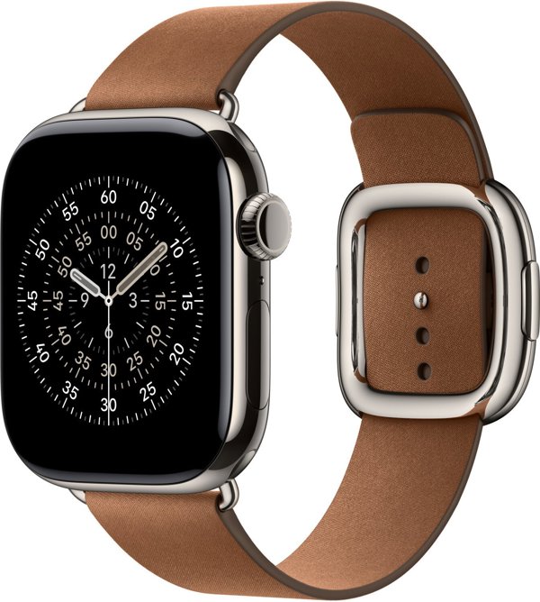 Apple - Uhrarmband fur Smartwatch - 42mm - Grosse L - Caramel - fur Watch Hermes Series 7, Hermes Series 9, SE 3, Series 10, Series 11, Series 8, Series 9