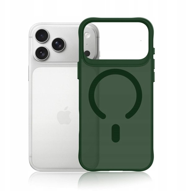 Apple iPhone 17 Pro - 3mk Smoke MagCase Green