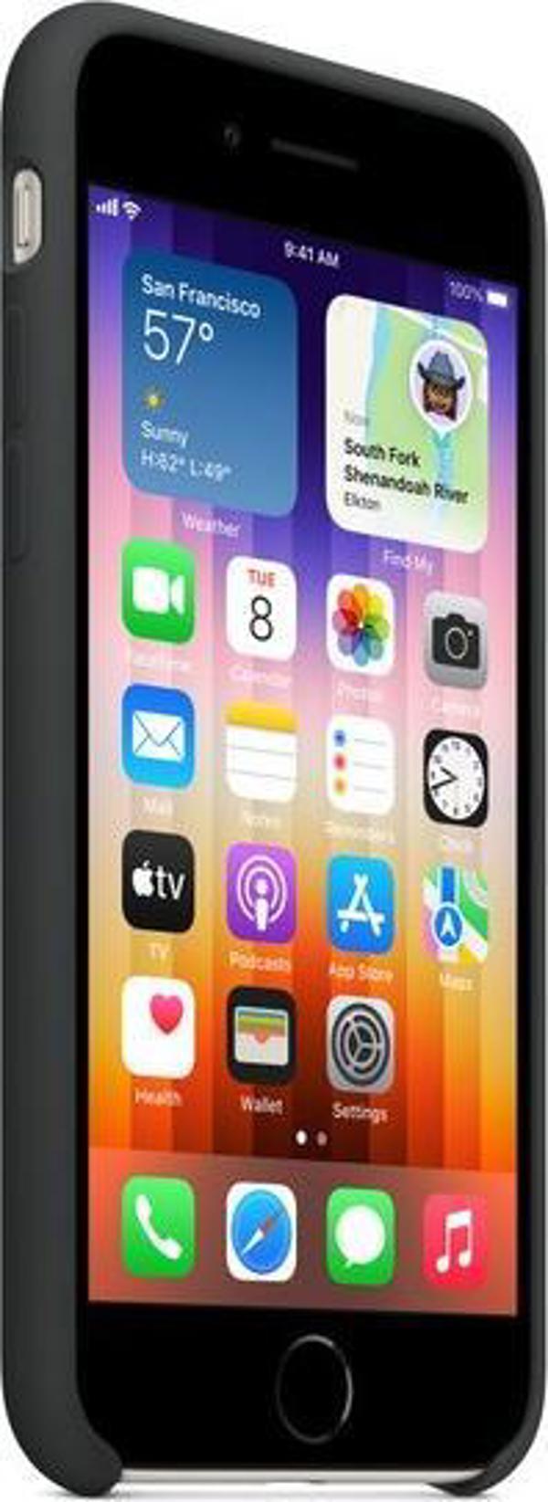 Apple Προστατευτική Θήκη Apple iPhone SE Σιλικόνη Θήκη Midnight