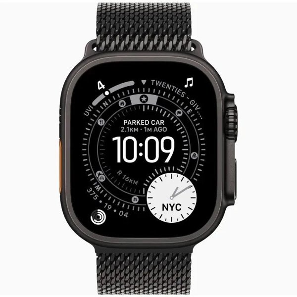 APPLE Watch Ultra 3�GPS + Cellular�49mm�Black Titanium Case with Black Titanium Milanese Loop - Small