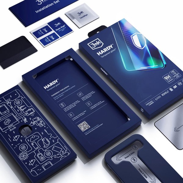 Apple iPhone 15 Pro Max - 3mk Hardy Tempered Glass