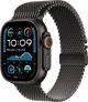 APPLE Watch Ultra 2, GPS + Cellular 49mm Black Titanium Case with Black Titanium Milanese Loop - M