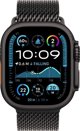 APPLE Watch Ultra 2, GPS + Cellular 49mm Black Titanium Case with Black Titanium Milanese Loop - M