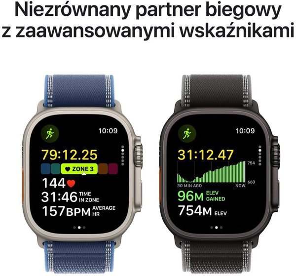 Apple Watch Ultra 3 GPS + Cellular 49mm, Κάσα από Τιτάνιο, Λουράκι Anchor Blue Ocean