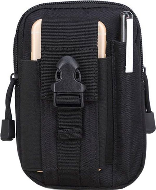 Aptel Bq11a Nerka Biodrowka Saszetka Na Pasek Spodni 16x10x6 Cm Czarna