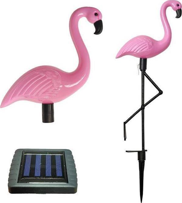 Aptel 3 Solarne lampy ogrodowe LED Flamingi IP65 (ZD50K)