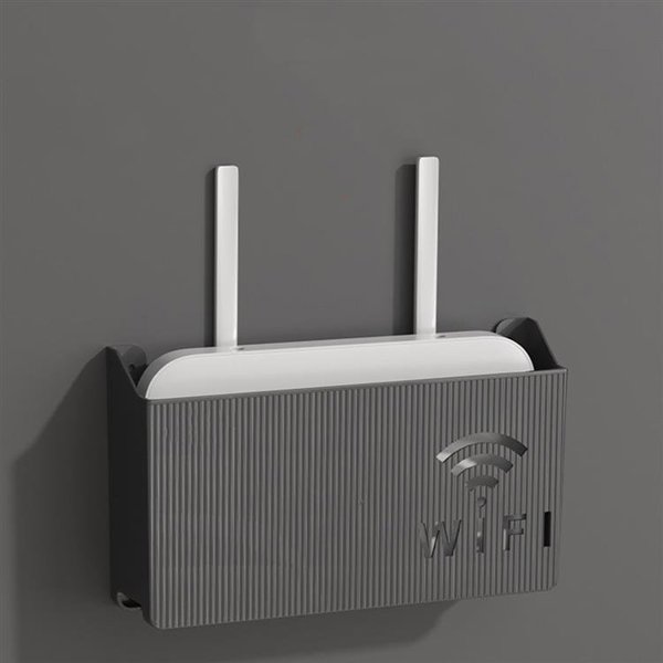 Aptel Επιτοίχια Ράφι για Router Wi-Fi μαύρο AG986A