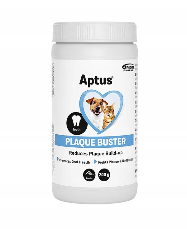 Aptus PLAQUE BUSTER Οδοντιατρική Φροντίδα για Σκύλους και Γάτες 200g