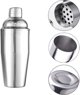 Apte ΣΕΤ ΜΠΑΡΜΑΝ 6 τεμαχίων Shaker jJigger Miarka ασημί AG818