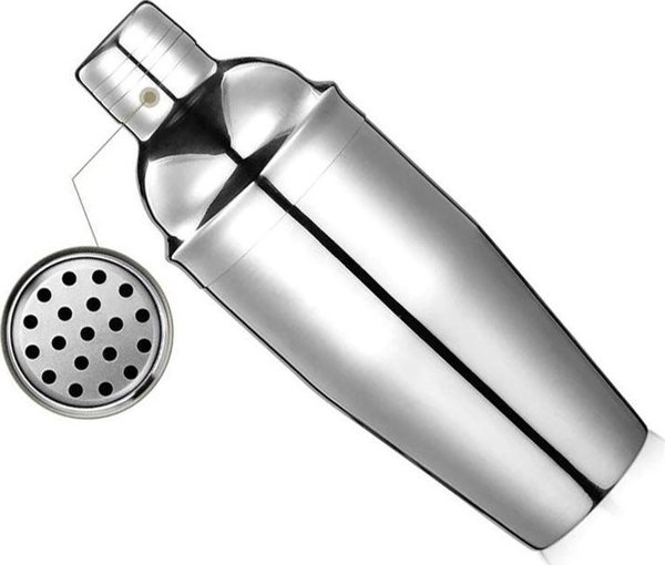 Apte ΣΕΤ ΜΠΑΡΜΑΝ 6 τεμαχίων Shaker jJigger Miarka ασημί AG818