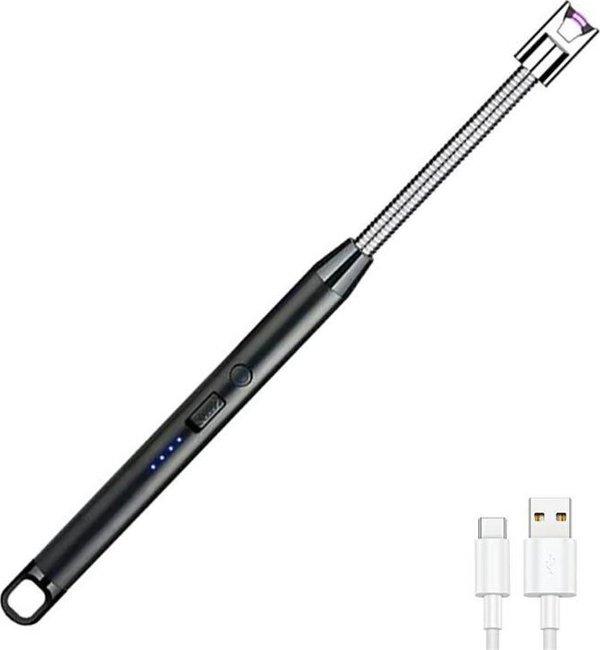 Aptel ZAPALARKA PLAZMOWA z Wbudowanym Akumulatorem USB czarna AG787
