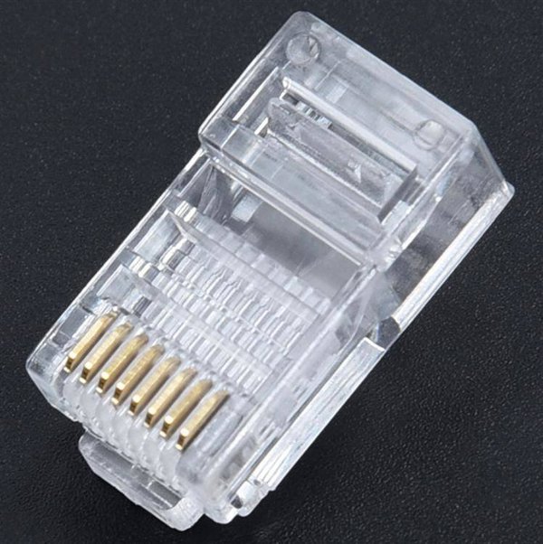 Aptel Σετ Ακροδεκτών RJ45 8P8C για PatchCord 100 τεμ RJ1A
